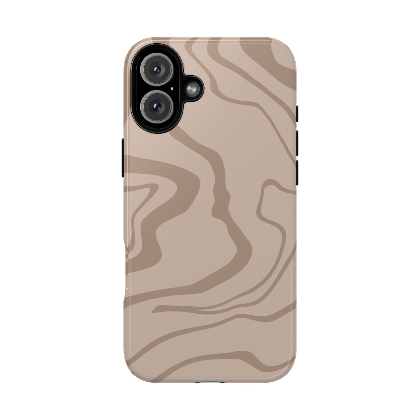 Beige designed Tough Case