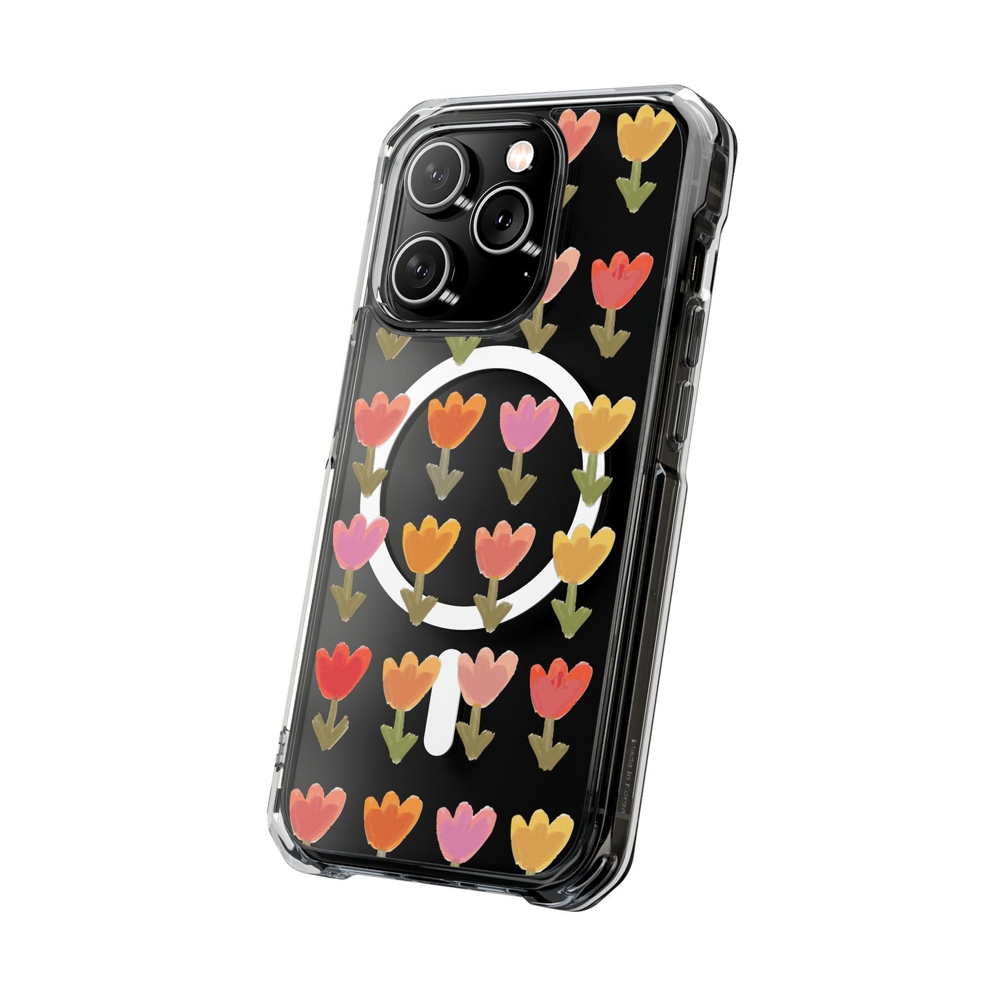 Pastel Flowers Magnetic Clear Impact Cases