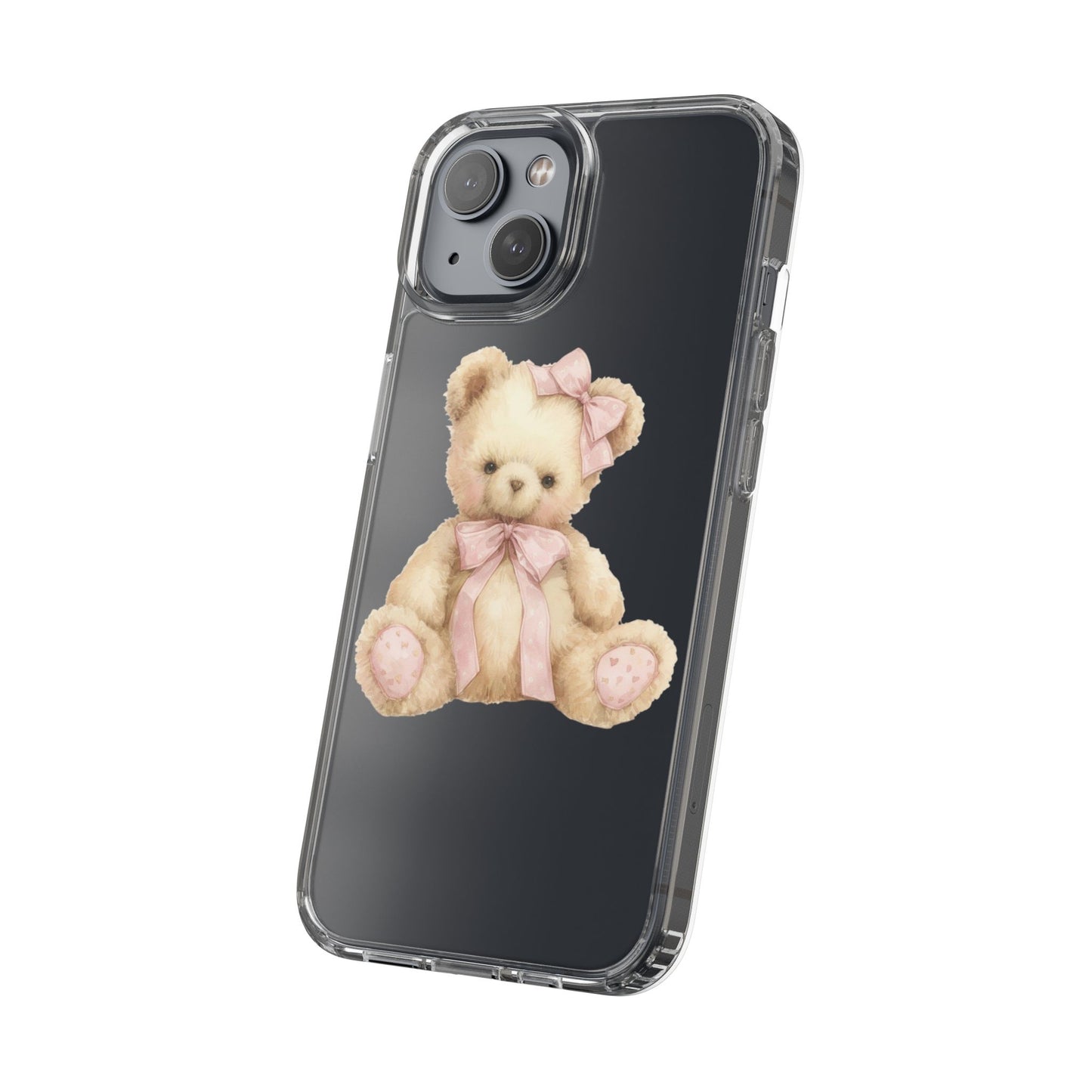 Coquette Teddy Bear Clear Case