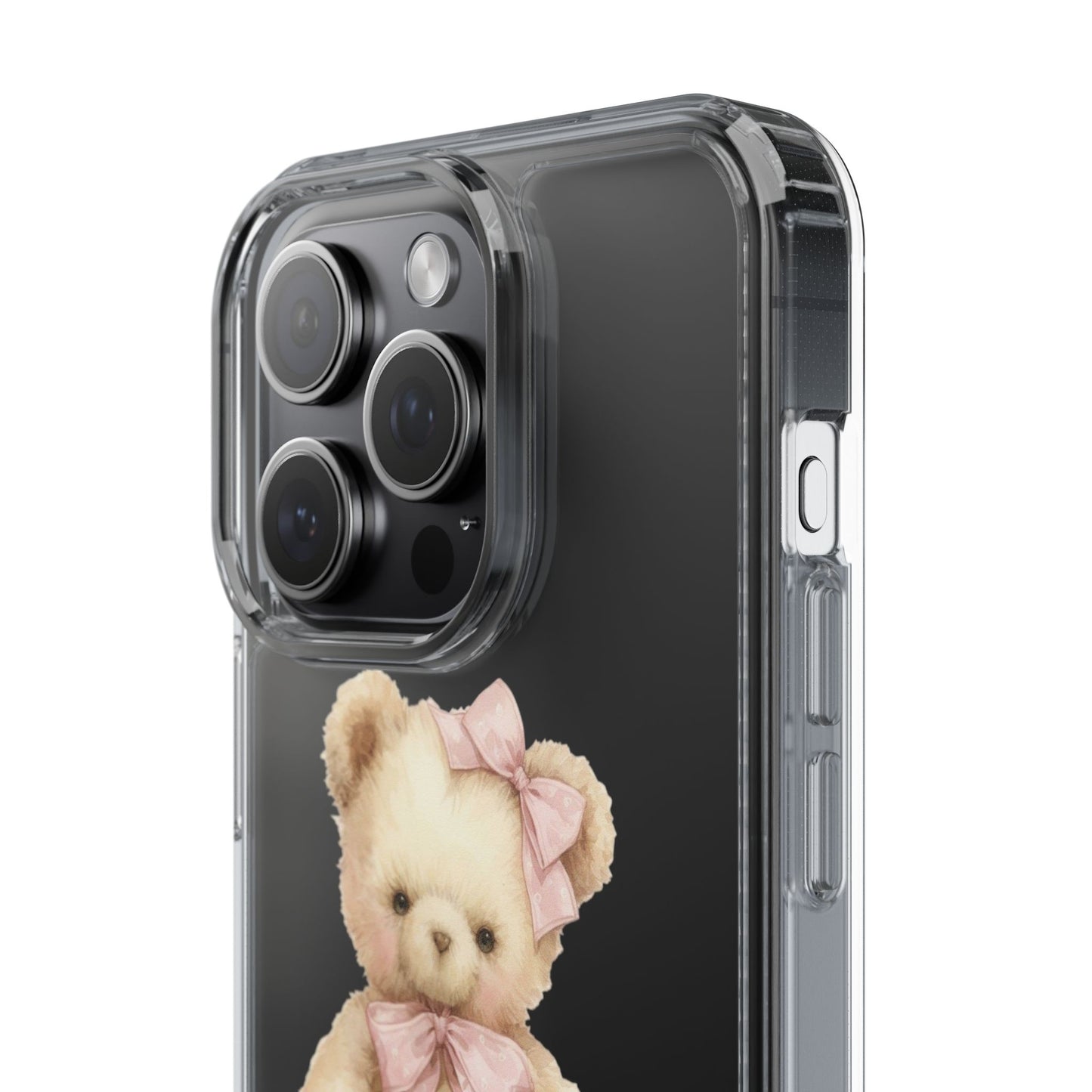 Coquette Teddy Bear Clear Case