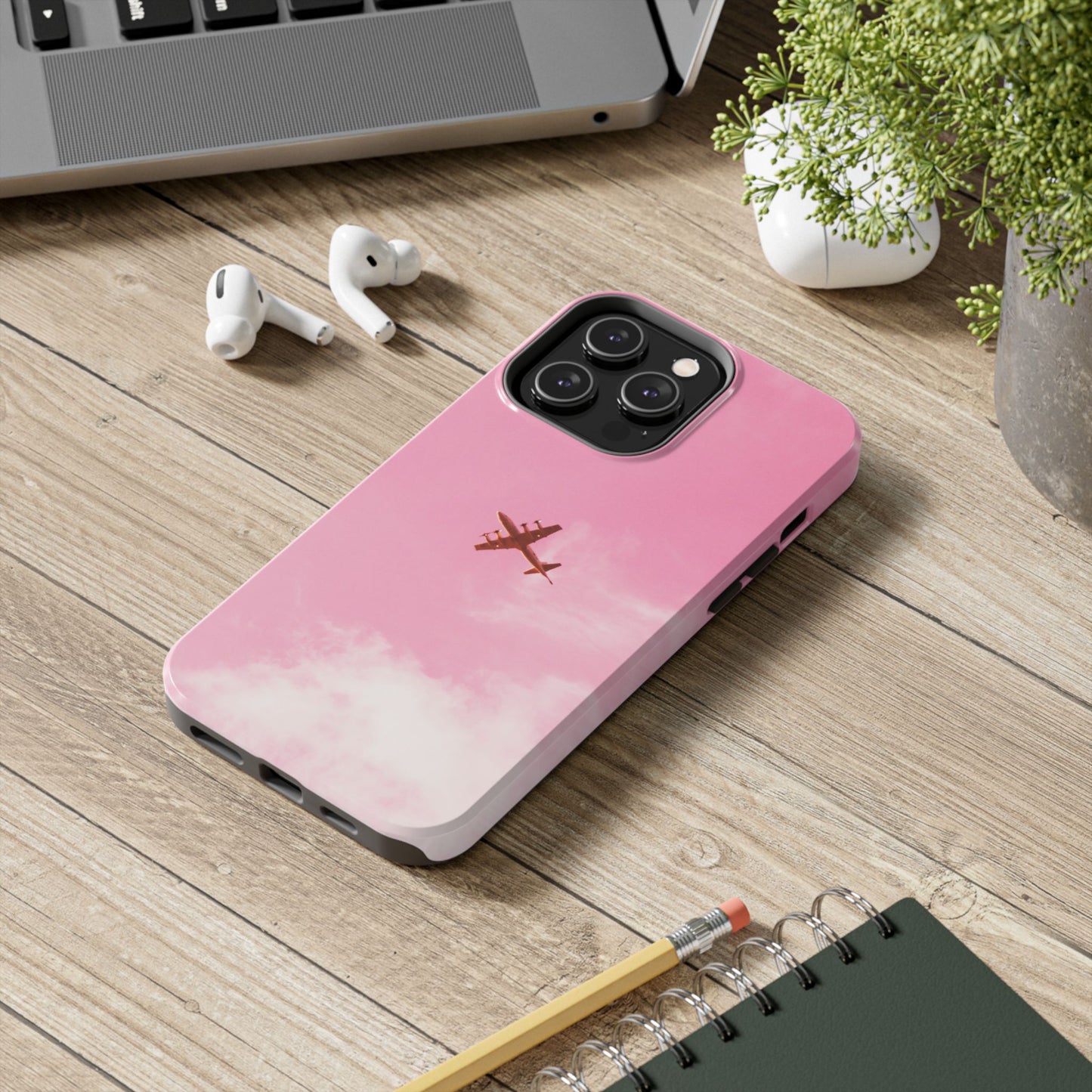 Pink Sky High Tough Phone Case