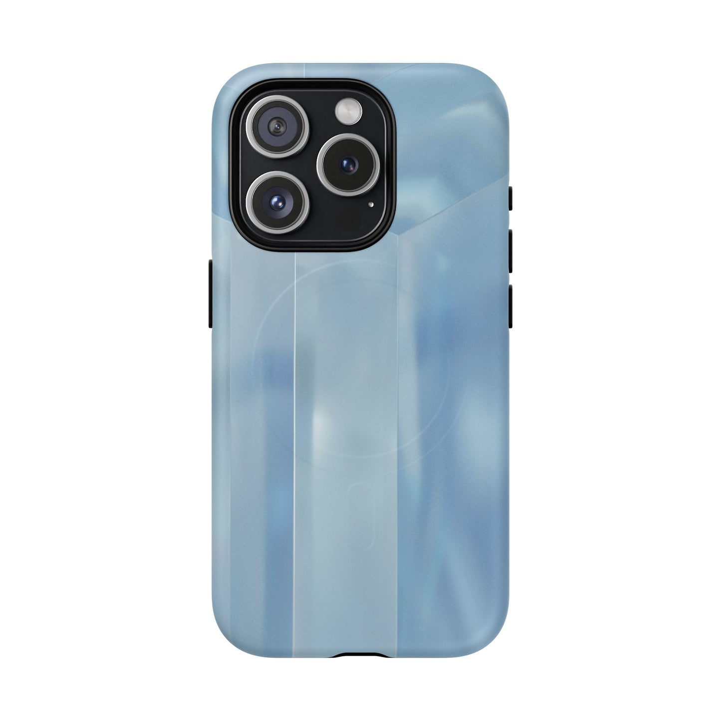 Baby Blue Glassy Tough Magnetic Case