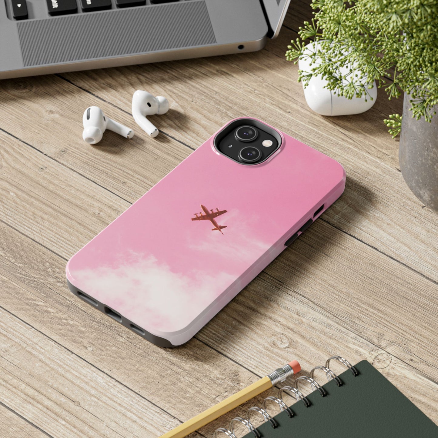 Pink Sky High Tough Phone Case