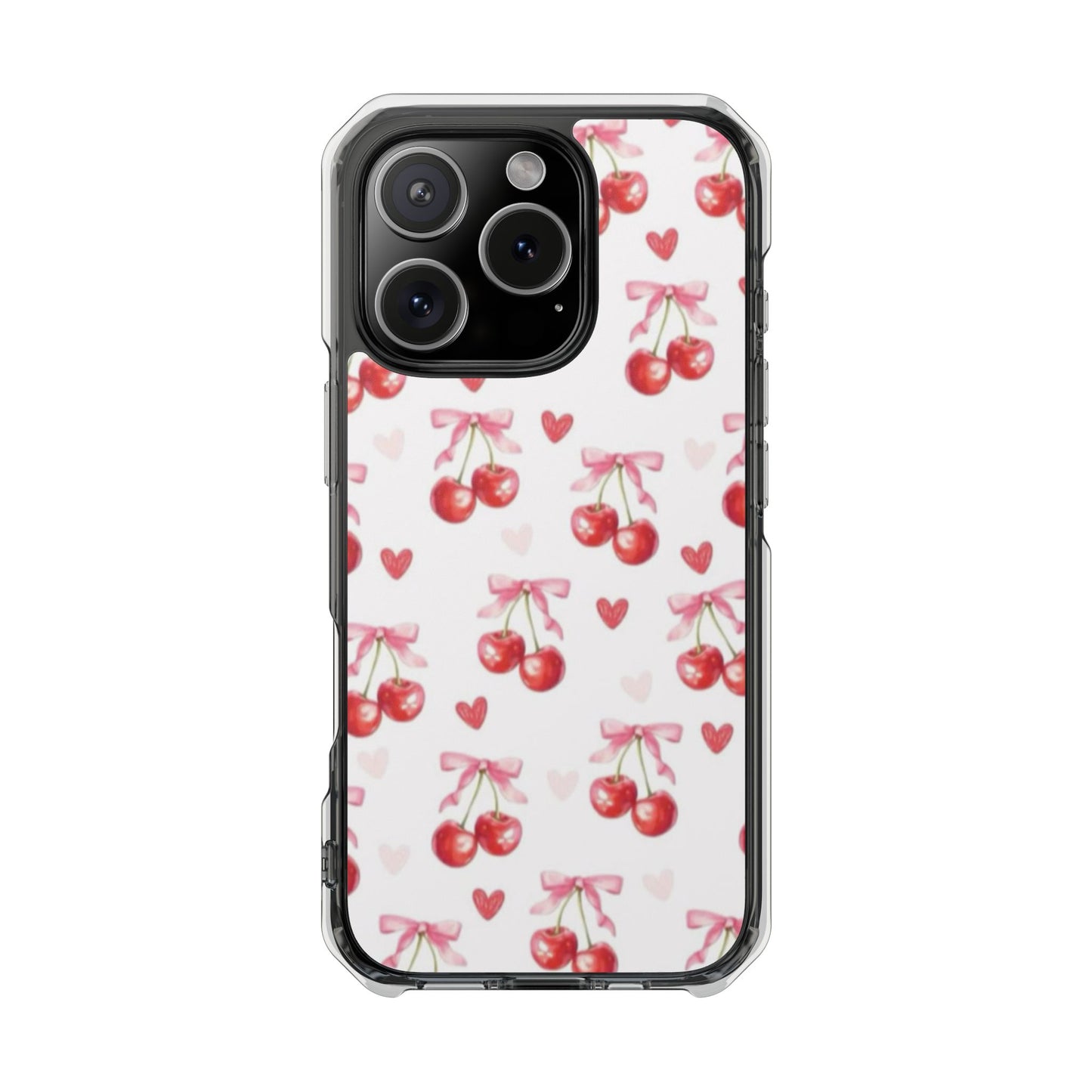 Coquette Cherries Magnetic Clear Impact Case