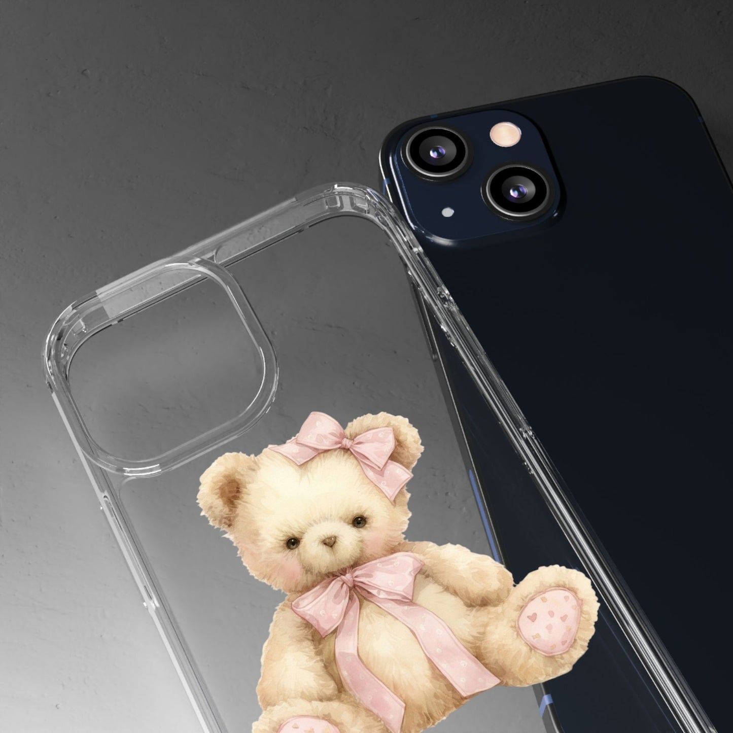 Coquette Teddy Bear Clear Case