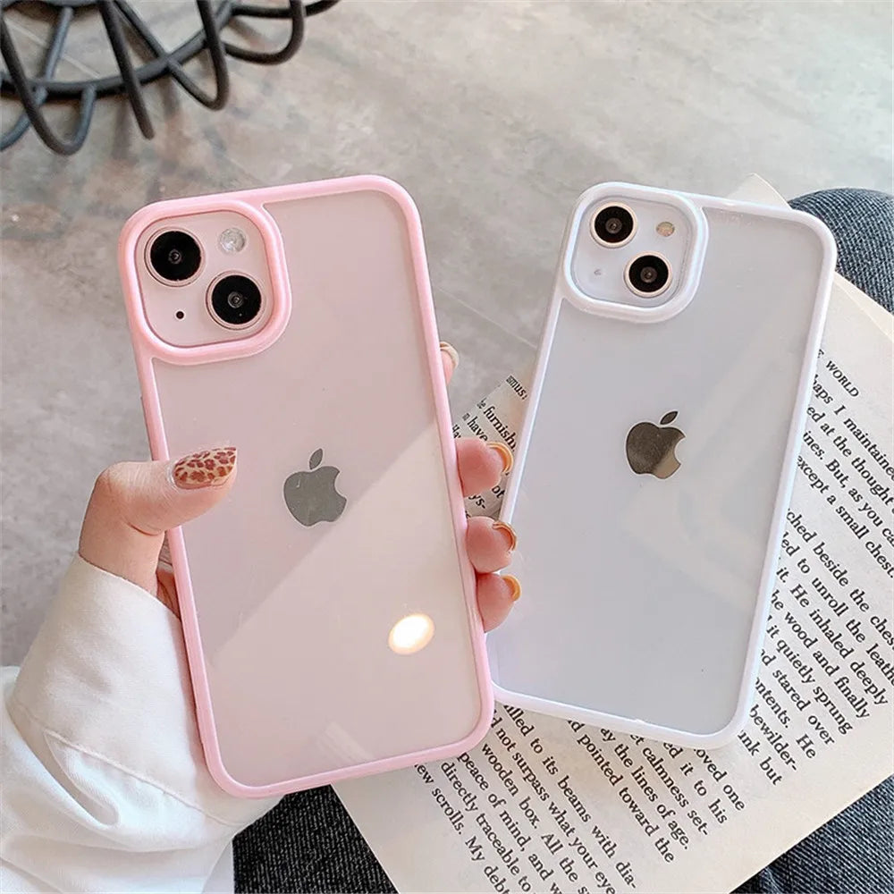 Silicone Bumper Phone Case For iPhone