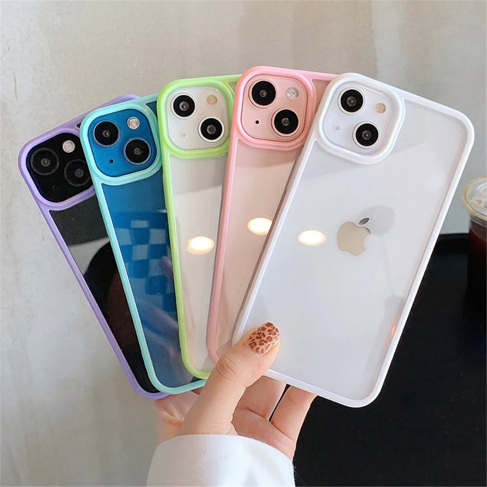 Silicone Bumper Phone Case For iPhone