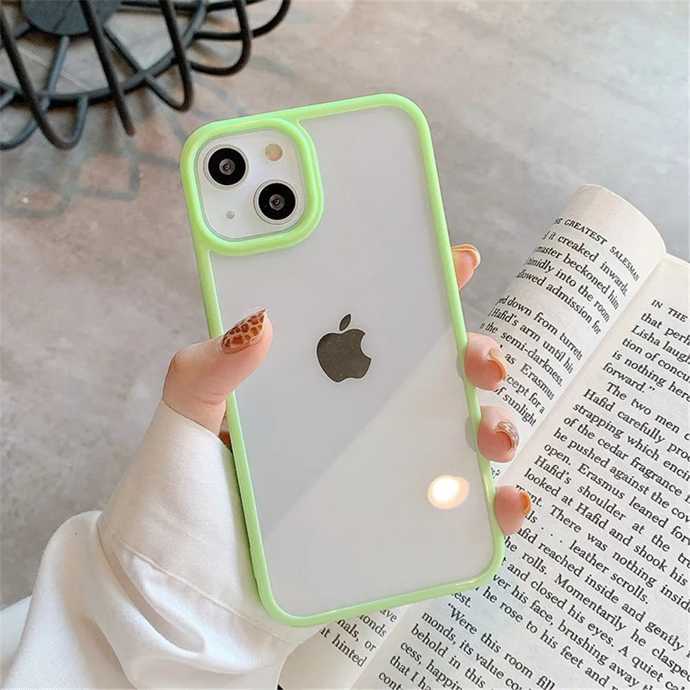 Silicone Bumper Phone Case For iPhone