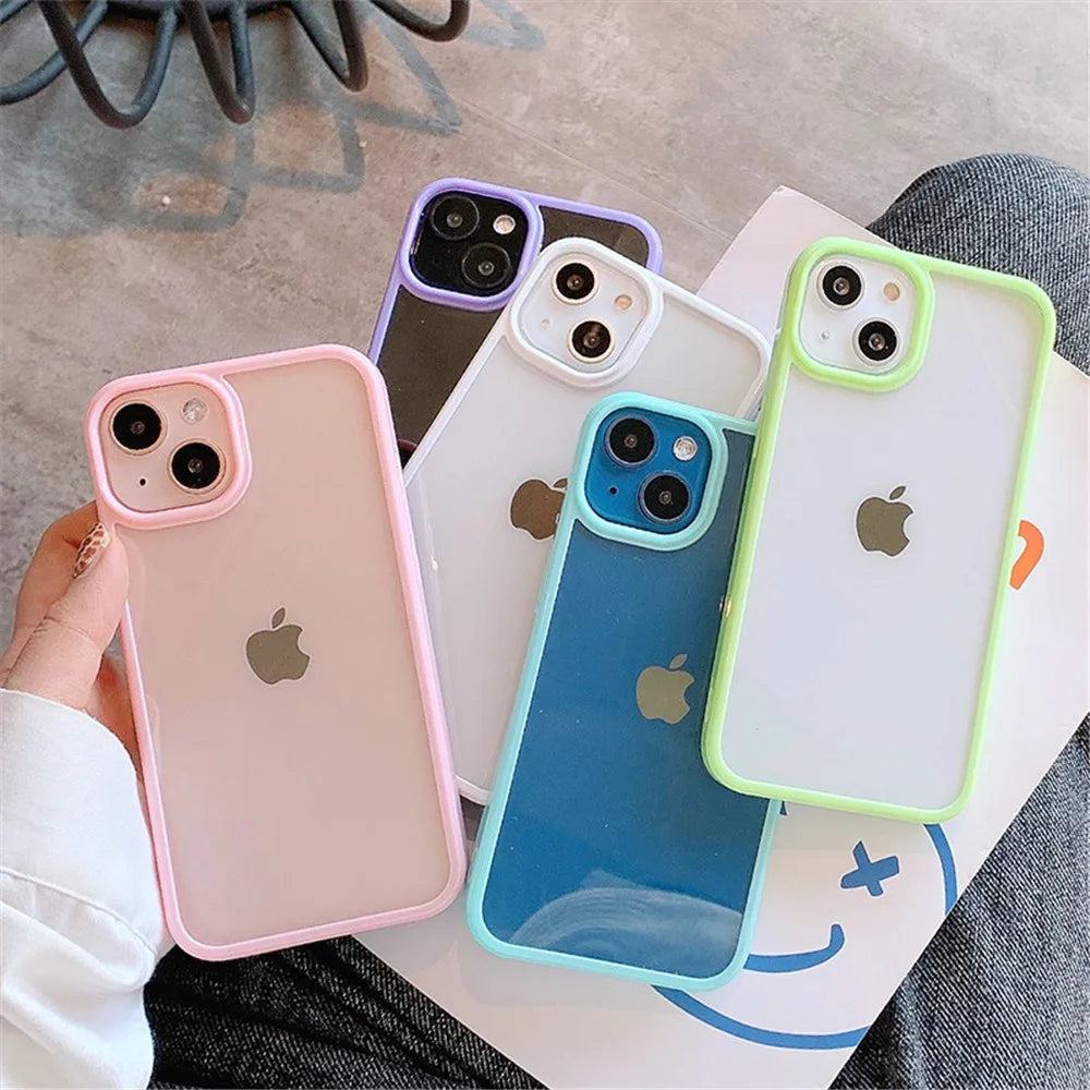 Silicone Bumper Phone Case For iPhone