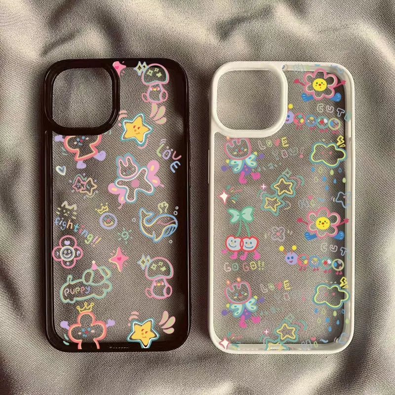 Cute Colorful Cartoon Pattern iPhone Cover