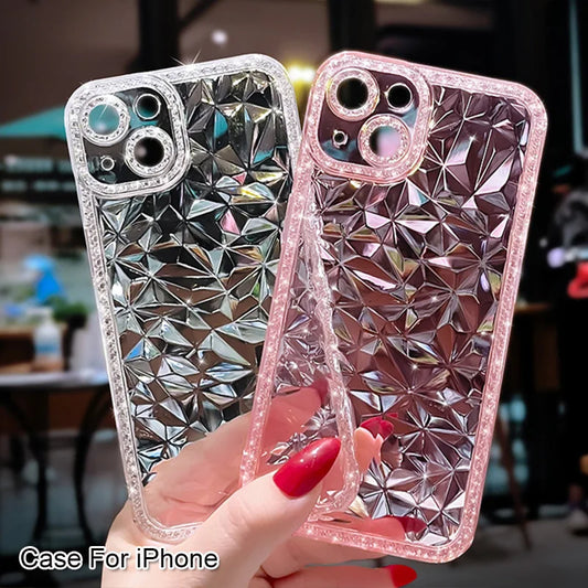 Diamond Pattern Phone Case For IPhone