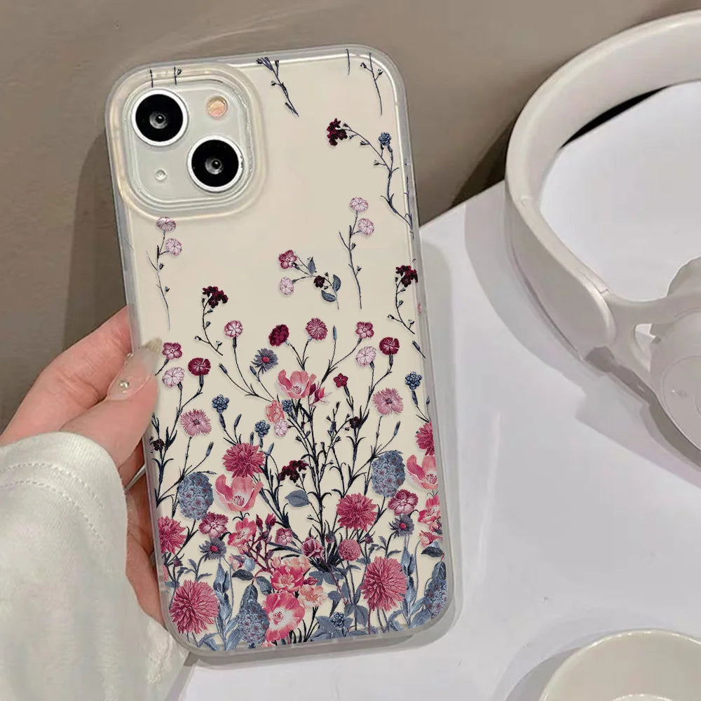 Flower Soft Phone Case for iPhone
