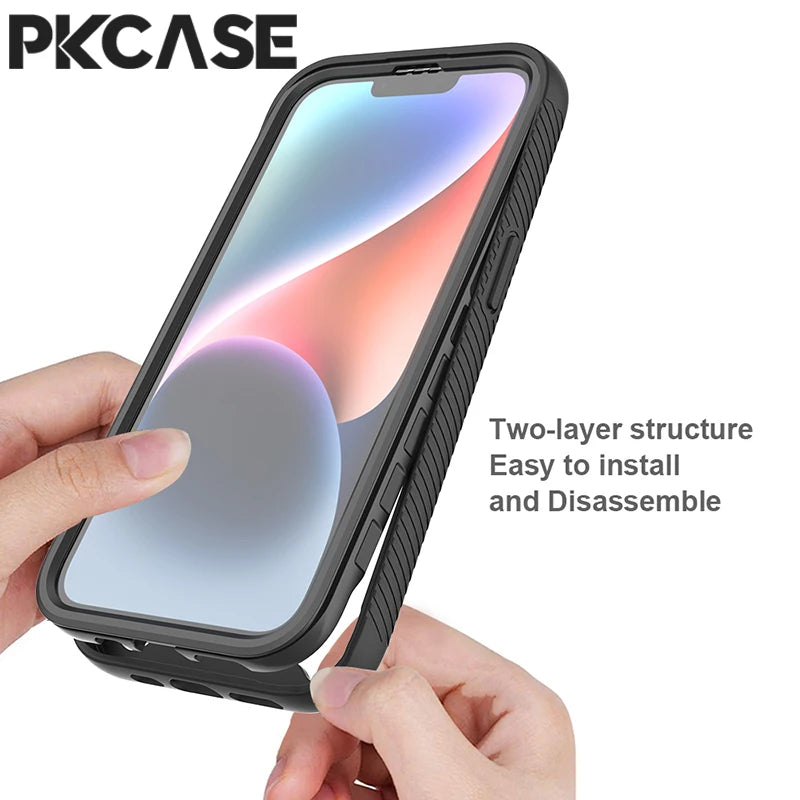 360 Full Coverage Protective Case For iPhone