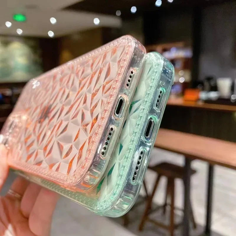Diamond Pattern Phone Case For IPhone