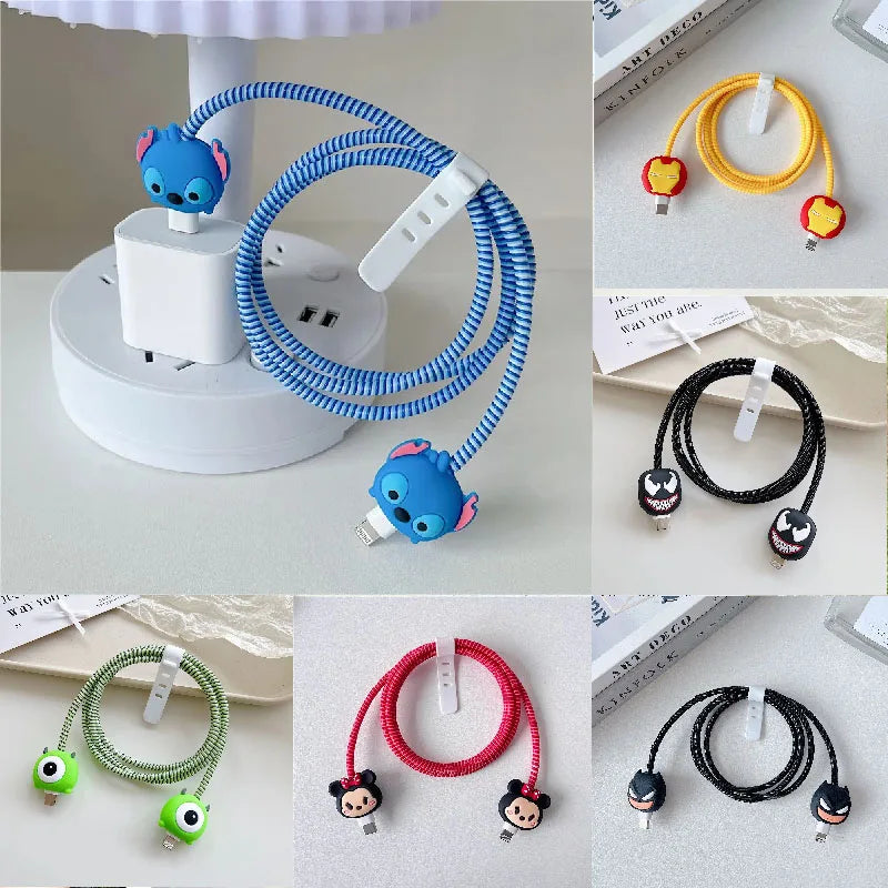 Cartoon Charger Cable Protector