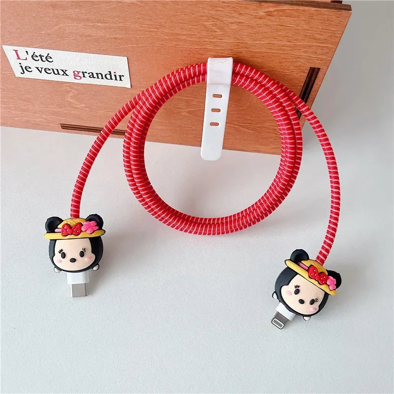 Cartoon Charger Cable Protector