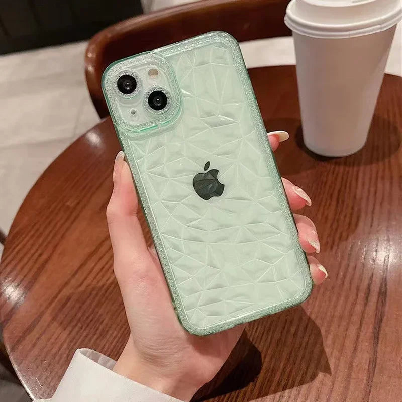 Diamond Pattern Phone Case For IPhone