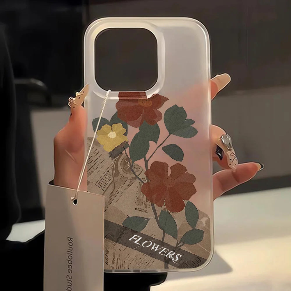 Flower Soft Phone Case for iPhone