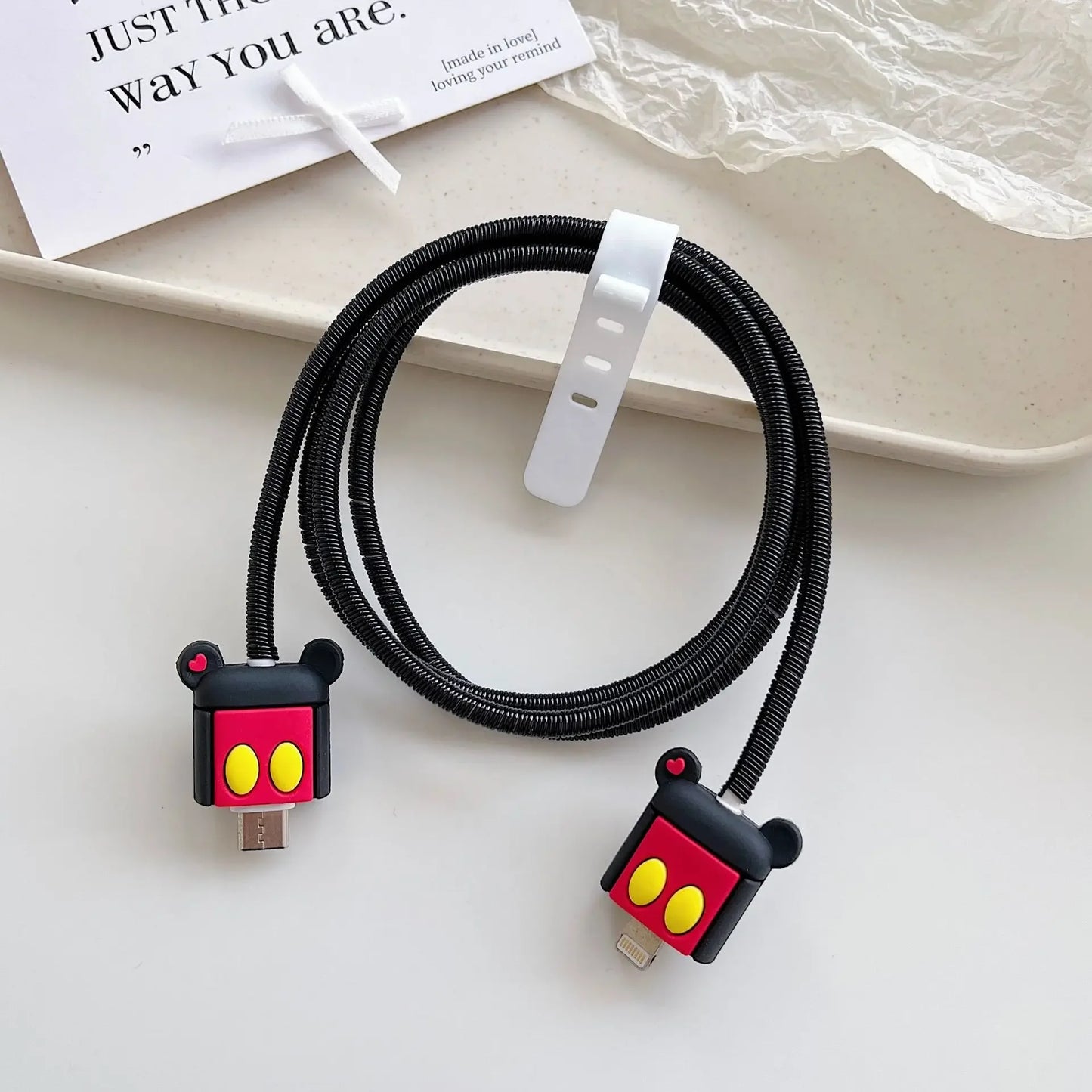 Cartoon Charger Cable Protector