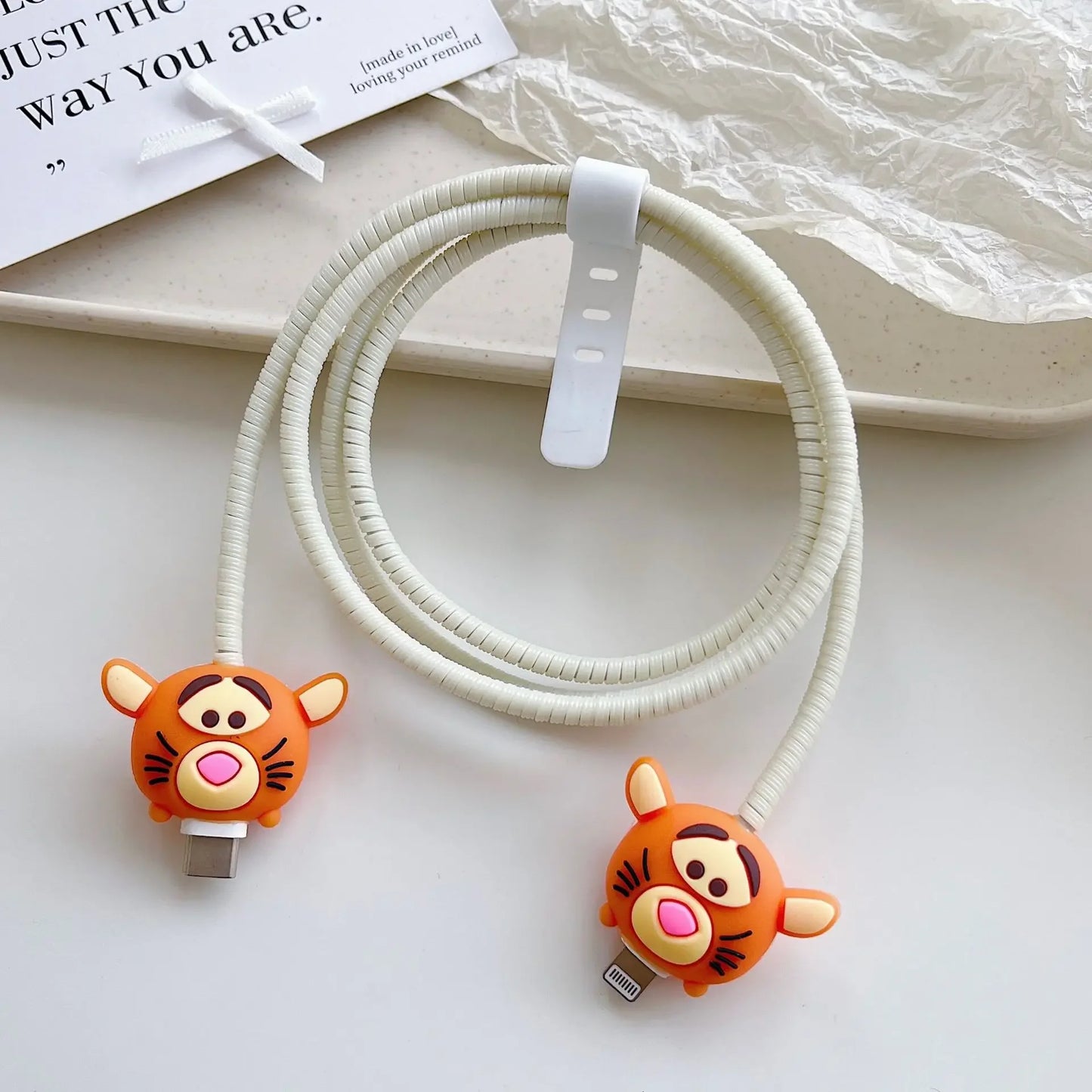 Cartoon Charger Cable Protector