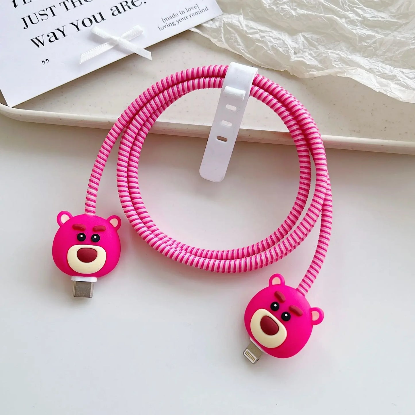 Cartoon Charger Cable Protector