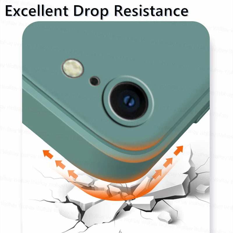 Silicone & Rubber Case for iPhone 7/8 SE