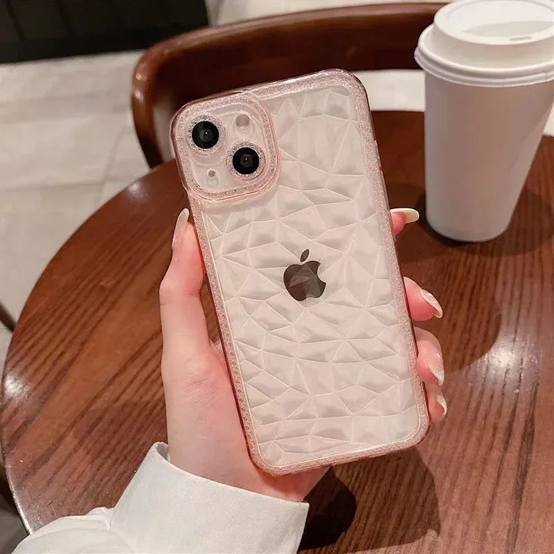 Diamond Pattern Phone Case For IPhone