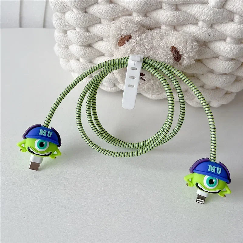 Cartoon Charger Cable Protector