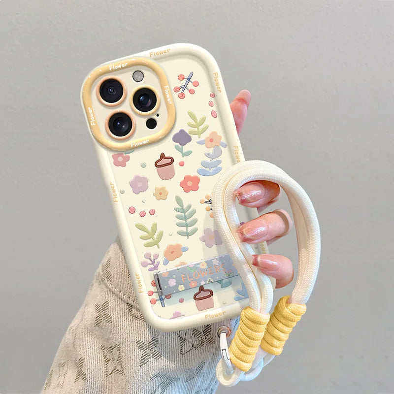 Small Fresh Floral Protective Case Suitable For iPhone