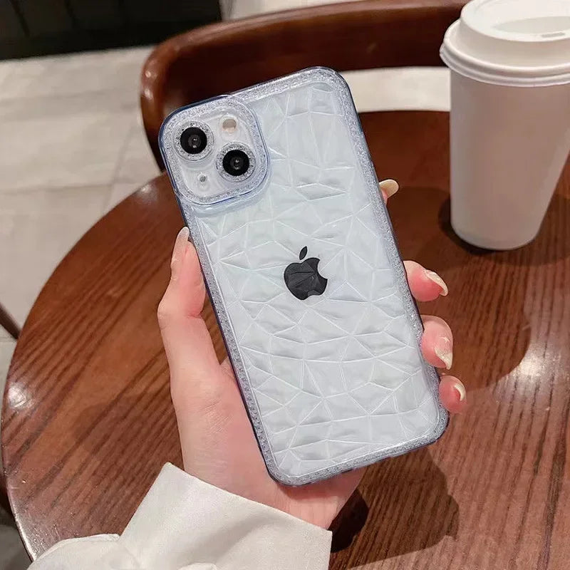 Diamond Pattern Phone Case For IPhone
