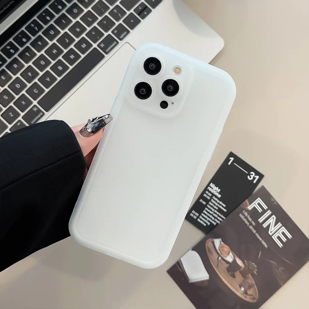 Beige Brown Black Stylish Phone Case for iPhone