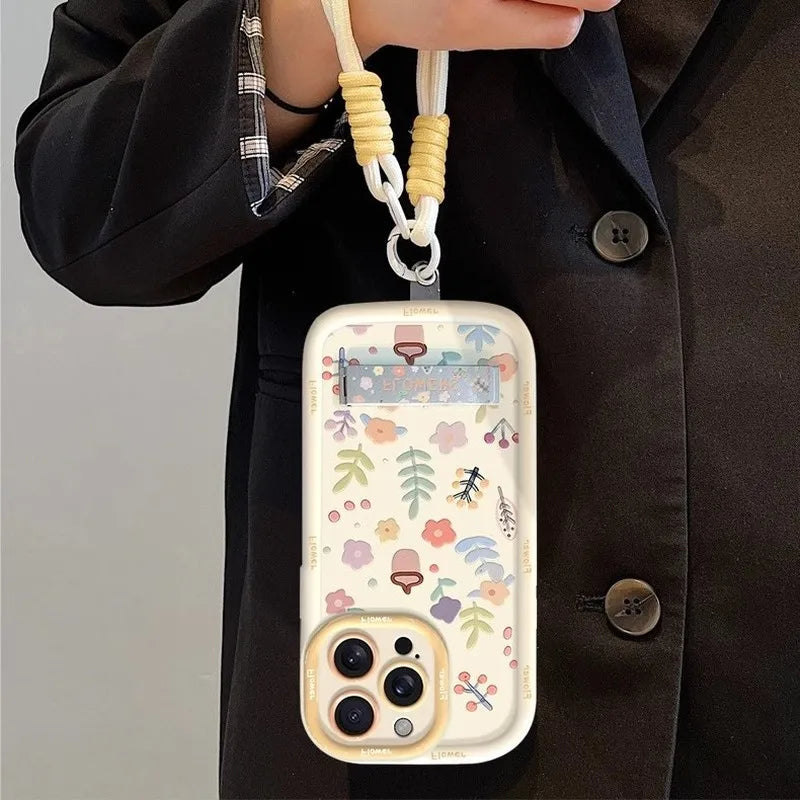 Small Fresh Floral Protective Case Suitable For iPhone